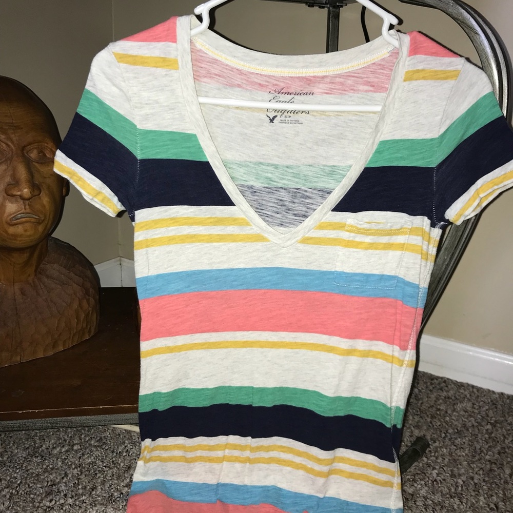 Cute striped shirt.